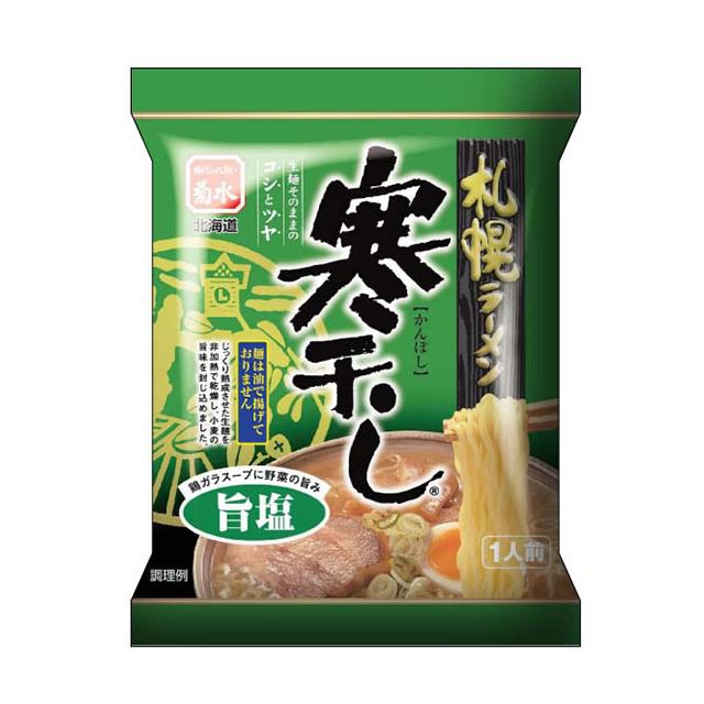 日本菊水 - 札幌寒干拉麵-味噌-123g