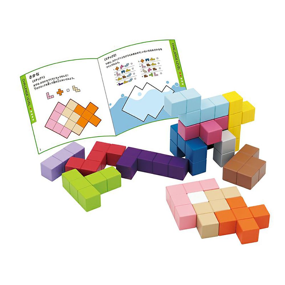 益智桌遊系列 -- 益智方塊拼圖