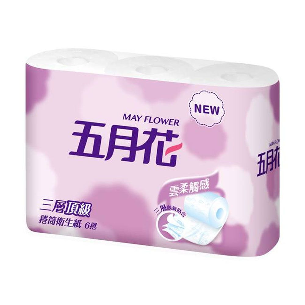 五月花 - 三層捲筒衛生紙 200張x6捲x2串
