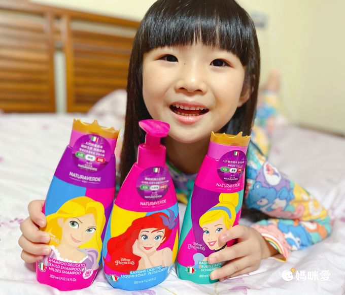 義大利 自然之綠 NATURAVERDE - 小美人魚矢車菊潔顏沐浴液態皂(4y+)-300ml