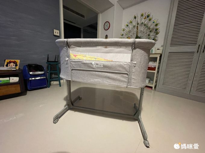 YODA - 嬰兒床邊床-質感灰