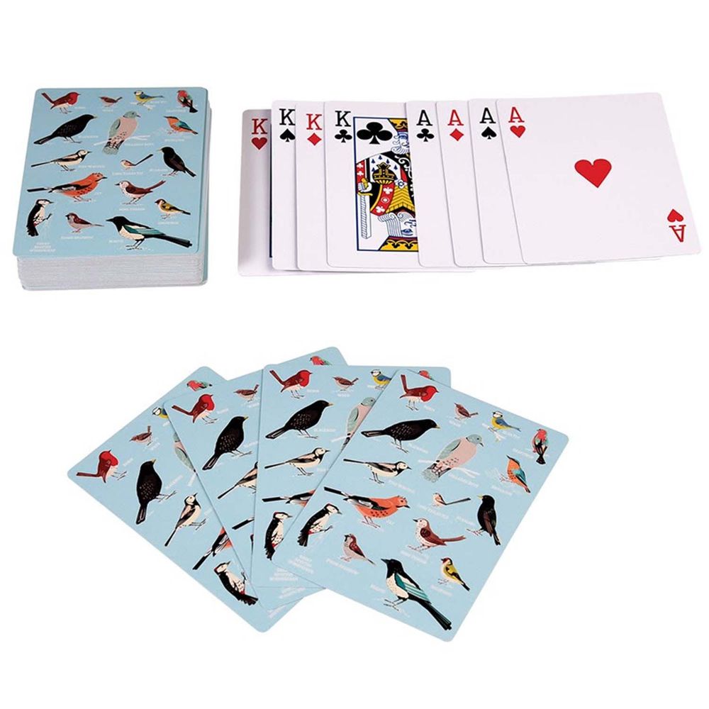 英國 Rex London - 鐵盒撲克牌/紙牌-快樂鳥