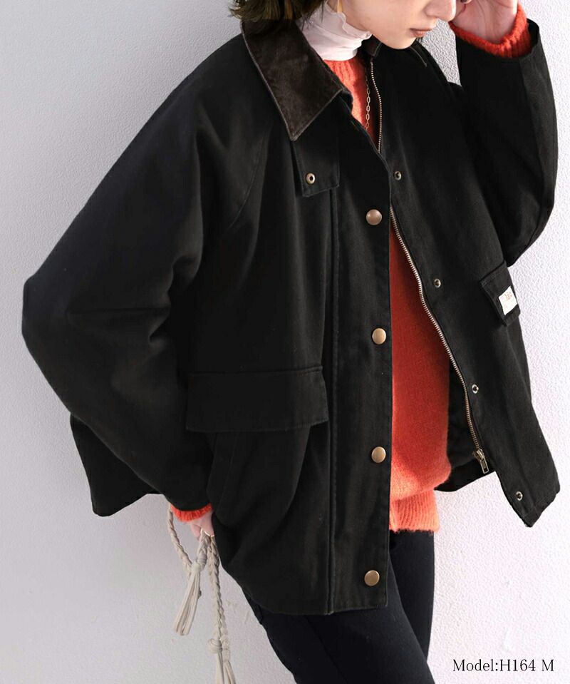 日本 Classical Elf - 工作服風挺版立領夾克-卡其