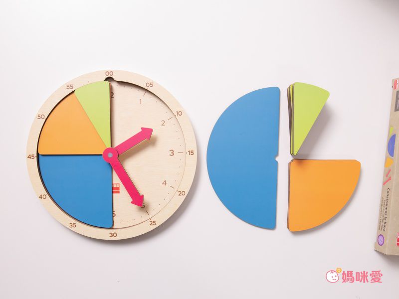 西班牙Akros - 蒙特梭利立體木製時鐘拼圖