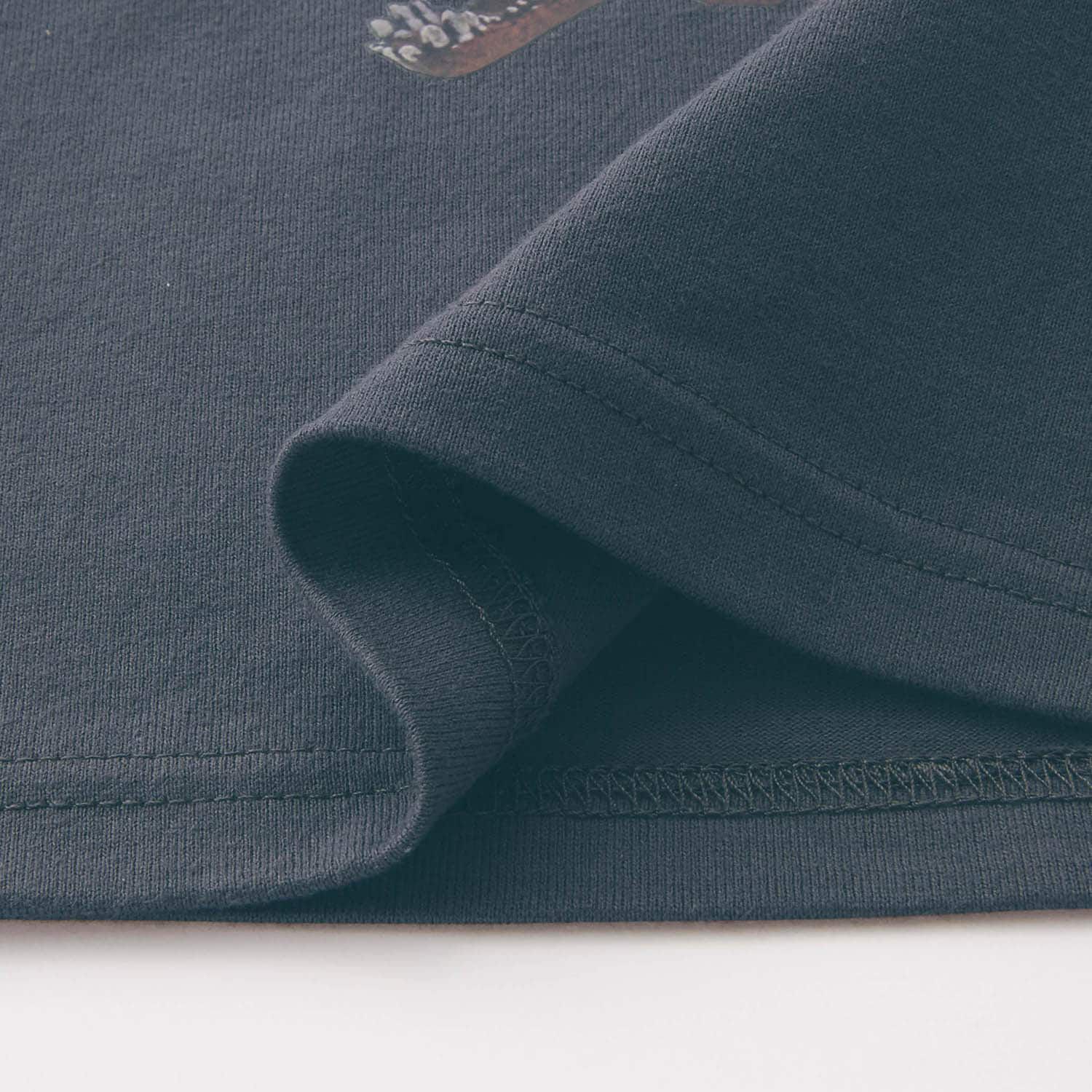 日本千趣會 - Schleich系列 假二件長袖上衣-燕麥x深藍袖