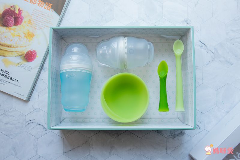 挖取食物0死角【美國 Olababy】小嫩芽湯匙、副食品禮盒組