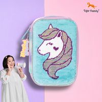 Tiger Family - FunTime亮片文具收納包-幻彩小馬