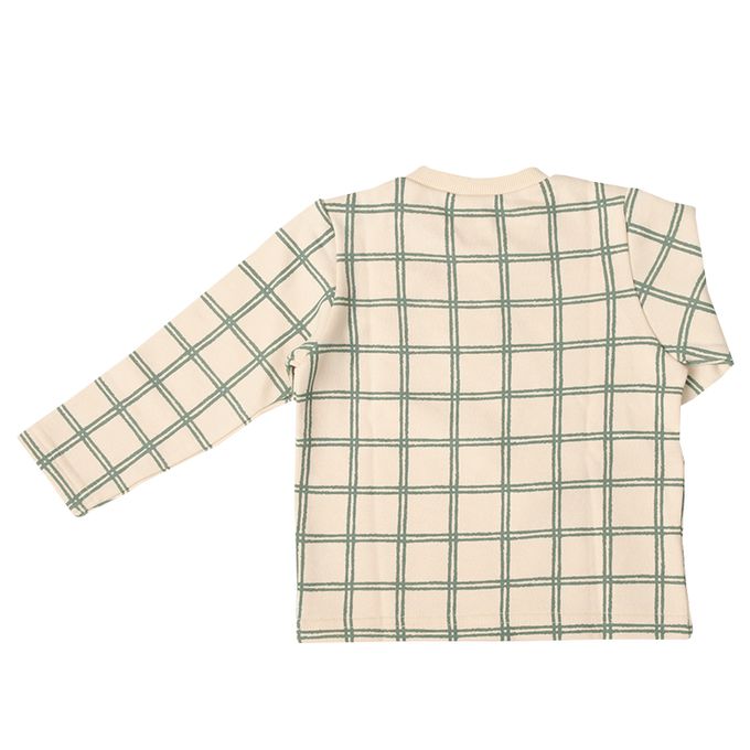 akachan honpo - 長袖休閒上衣-圖案-象牙白色