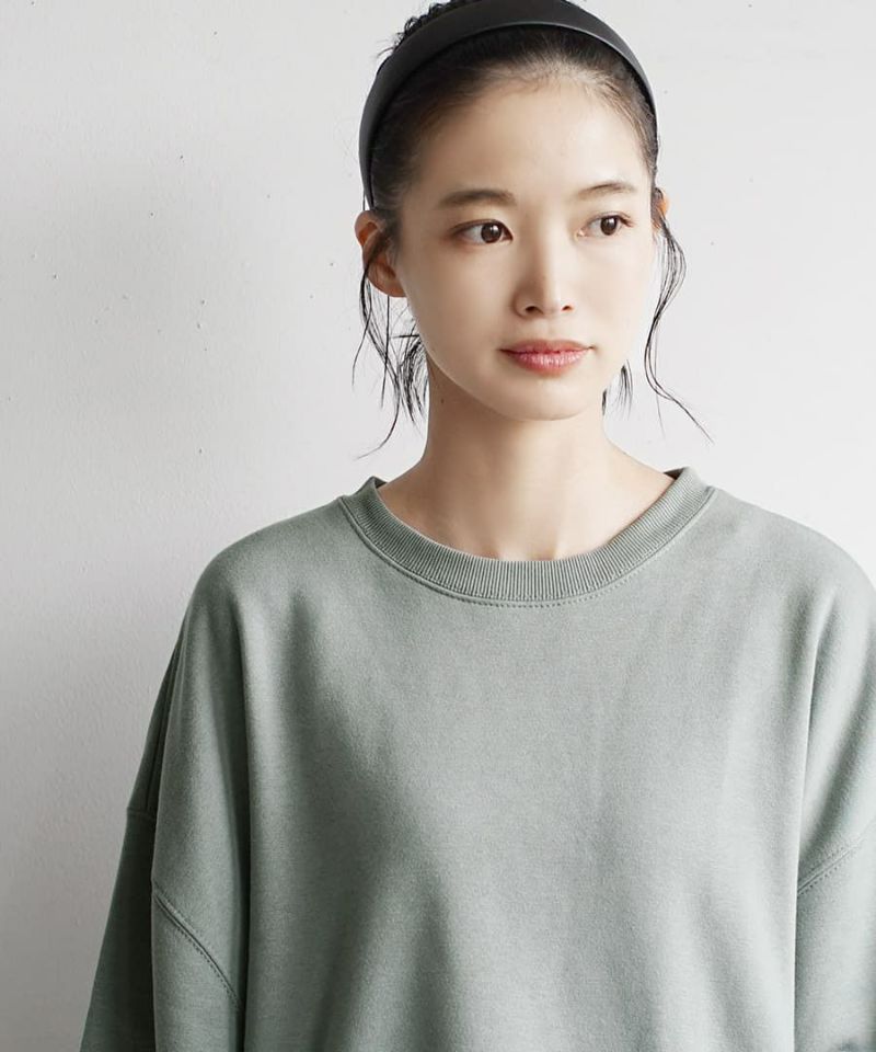 日本 zootie - 美國棉 刷毛長袖上衣/大學T-知性黑