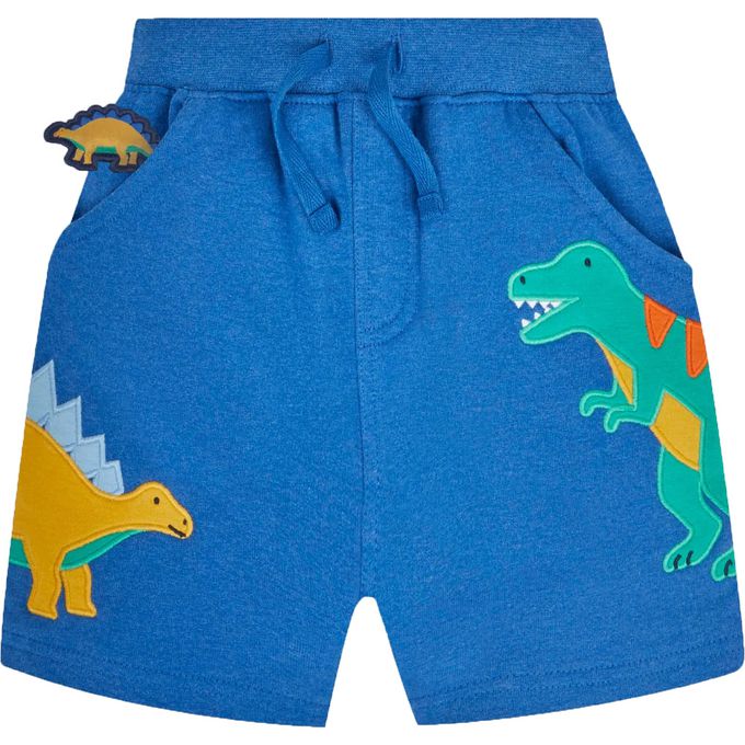 英國 JoJo Maman BeBe - 超優質嬰幼兒/兒童100%純棉綁繩短褲-暴龍寶貝