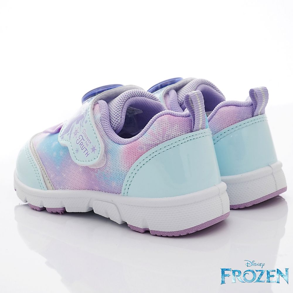 冰雪奇緣 - 台灣製冰雪奇緣電燈款(中小童段)-運動鞋-湖水藍