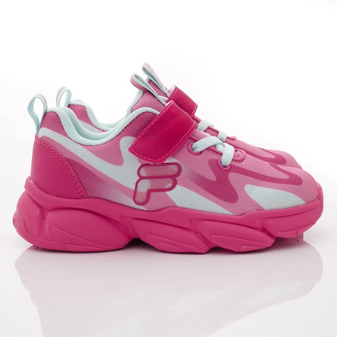 FILA - FILA電燈運動鞋-2-J824X-221桃(中小童段)-運動鞋-桃