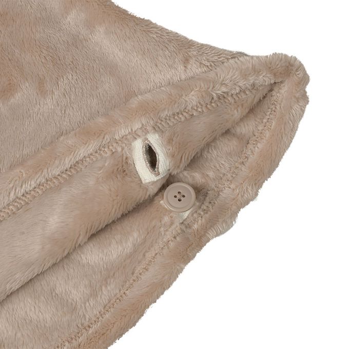 akachan honpo - 刷毛斗篷-咖啡色 (60~80cm)