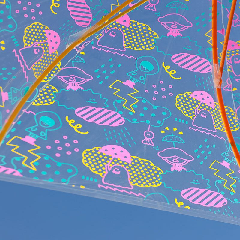 日本Caetla - Evereon 可替換式環保兒童傘-日本設計師萌萌款-黃色 (45cm)