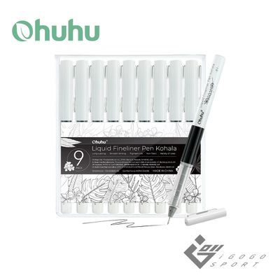 Ohuhu - Kohala 黑色代針筆組9入