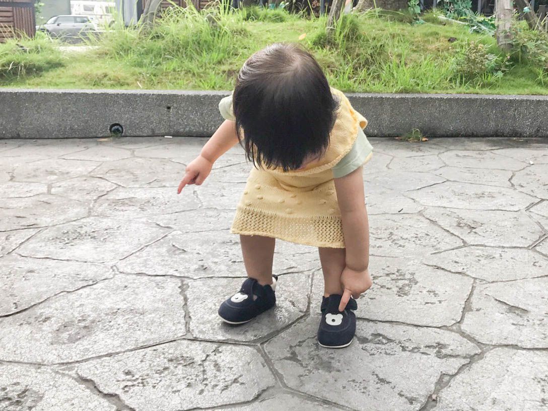 akachan honpo - 學步鞋-格紋-粉紅色