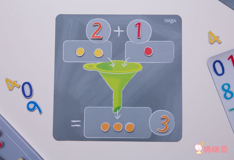 德國HABA - 學習磁鐵遊戲鐵盒組-數學123