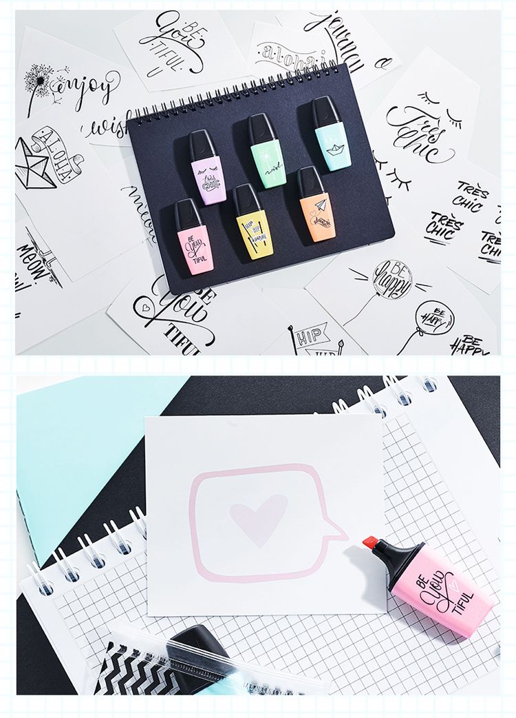 STABILO思筆樂 - 波士馬卡龍色系迷你螢光筆3色(淡薄荷綠/淡桃色/淡紫色)