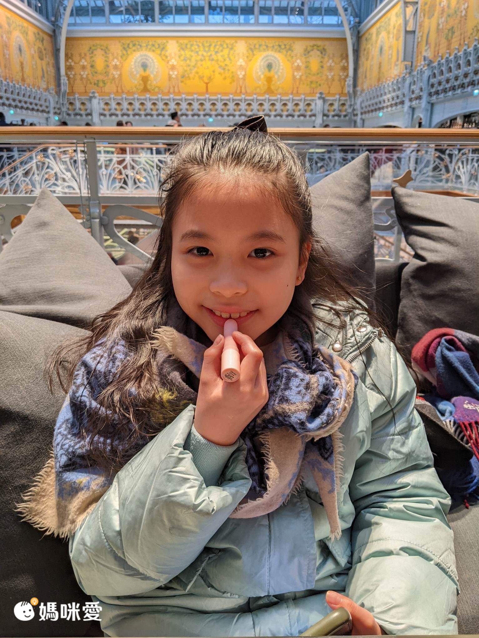 韓國 Diel friends - 兒童用珠光變色口紅-淺粉-3g