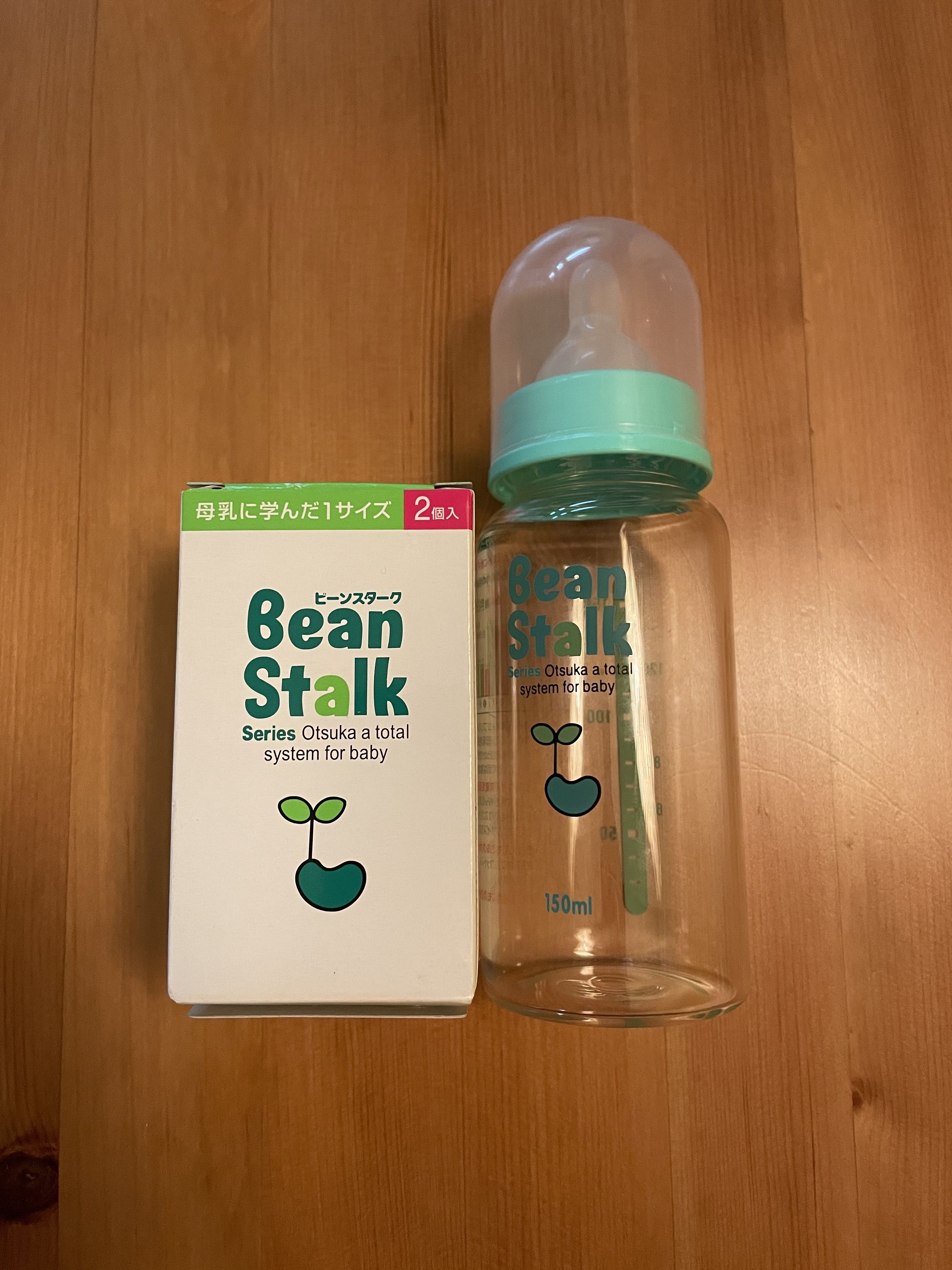 Bean Stalk 奶瓶附全新奶嘴兩枚 800元含運