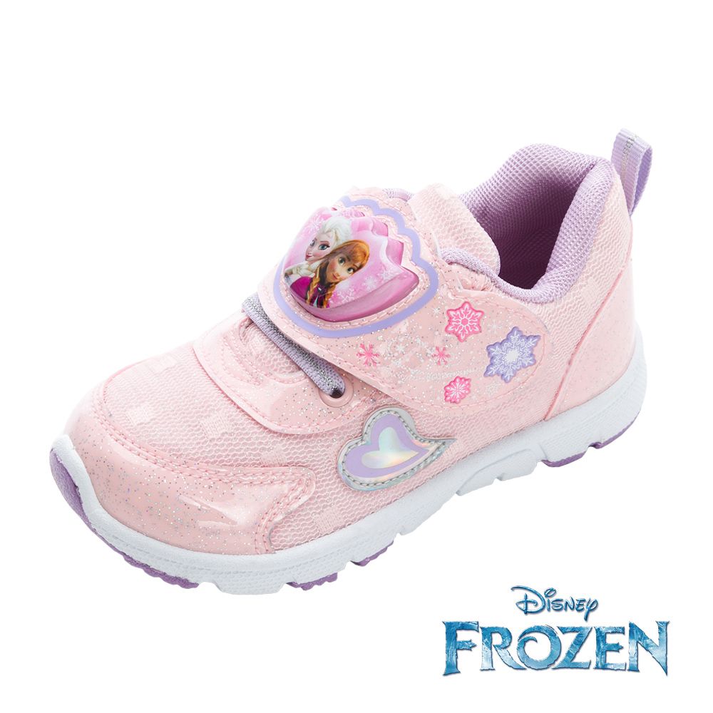 迪士尼Disney - 冰雪奇緣 童鞋 電燈運動鞋 FOKX41613-柔軟舒適鞋墊-粉紫-(中大童段)