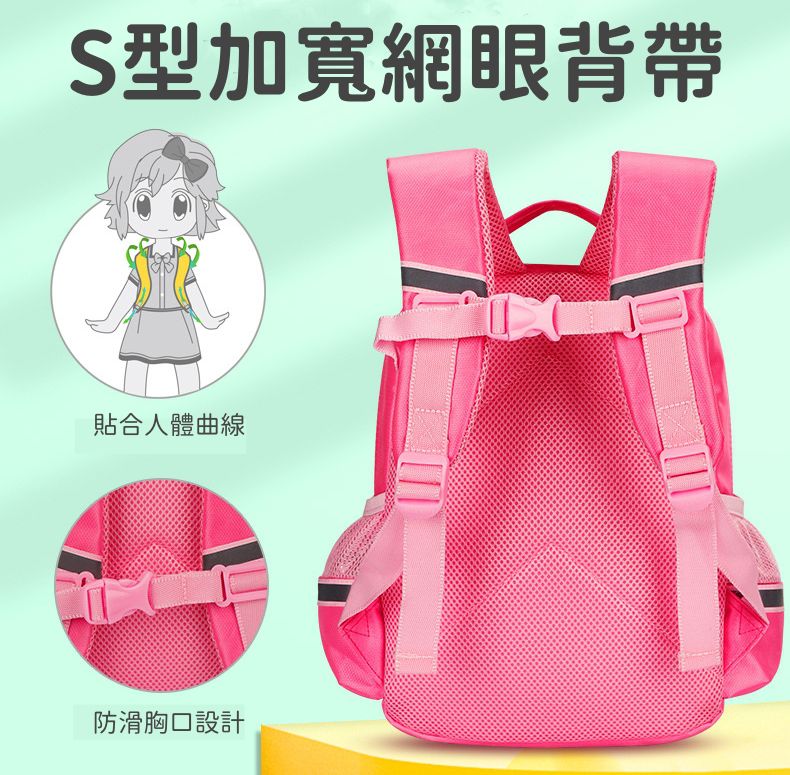 Hello Kitty透明系書包-紫色 (適合90-110cm)