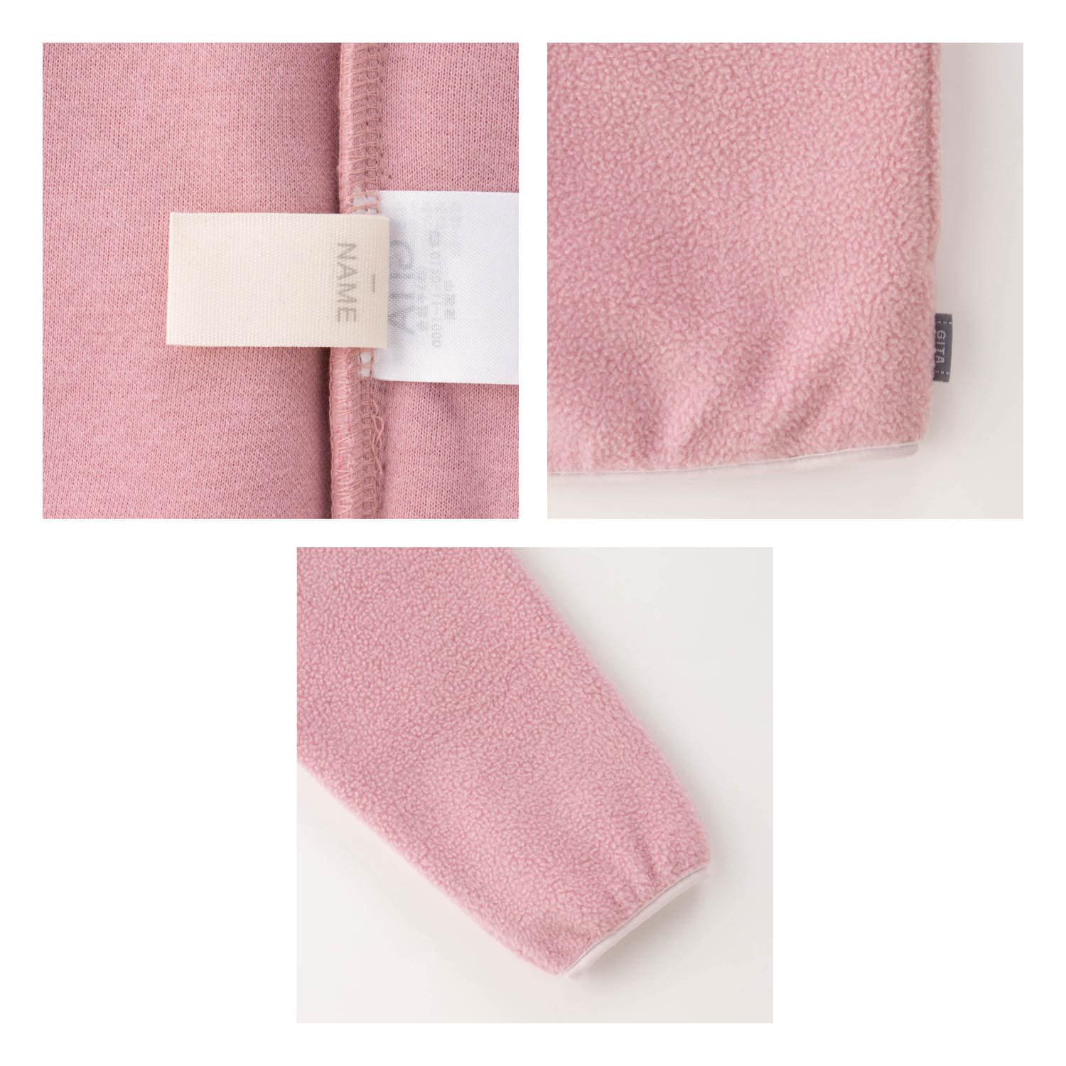 日本千趣會 - 內裡純棉泰迪熊外套-蜜桃粉