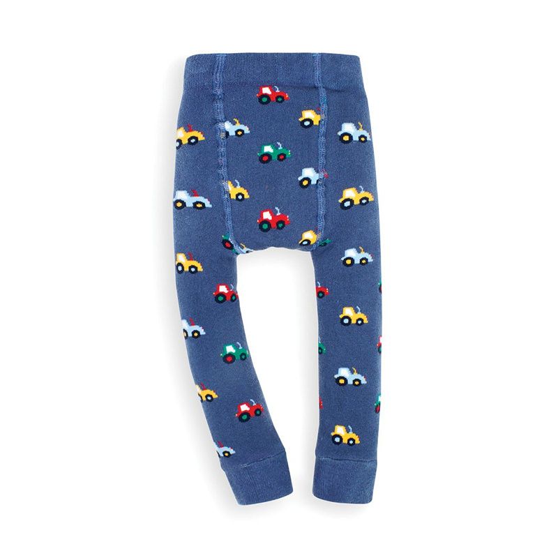英國 JoJo Maman BeBe - 嬰幼兒內搭褲/保暖襪-滿版小汽車