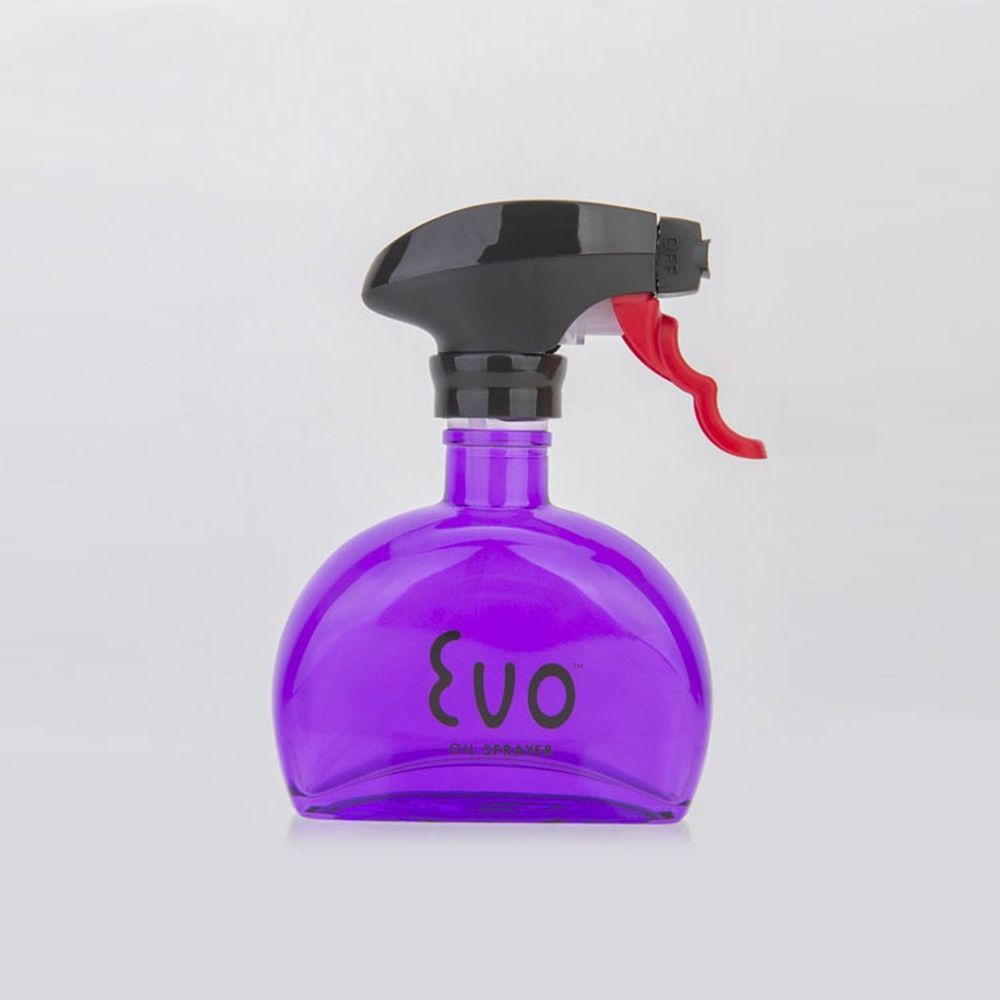 美國 Evo Oil Sprayer - 一噴上手玻璃噴油瓶-紫-6oz.（約 180 ml）