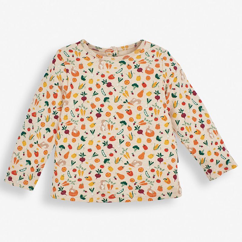 英國 JoJo Maman BeBe - 嬰幼兒/兒童100％純棉兩件式洋裝-田園小兔