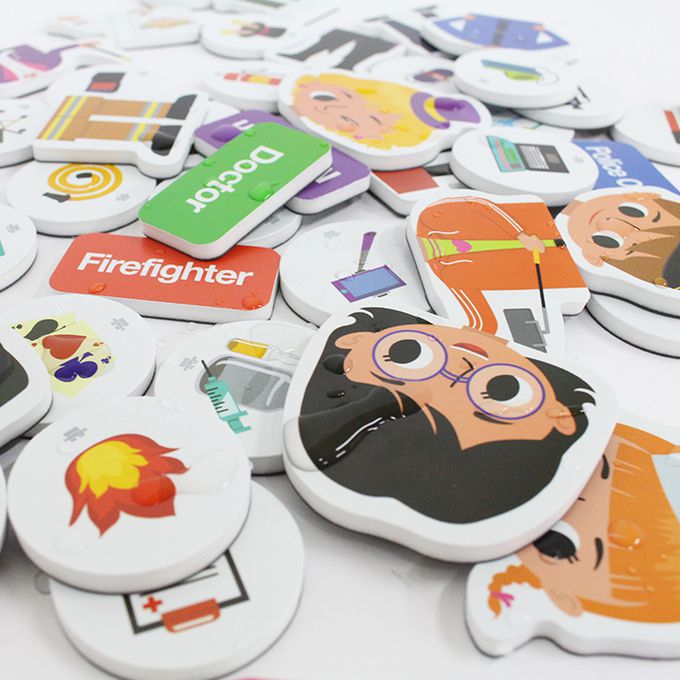 韓國 Ariati - 磁性拼圖書-職業配對