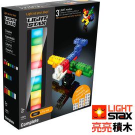 美國 Light Stax - LETTERS亮亮積木-大顆粒系列-字母款-24顆