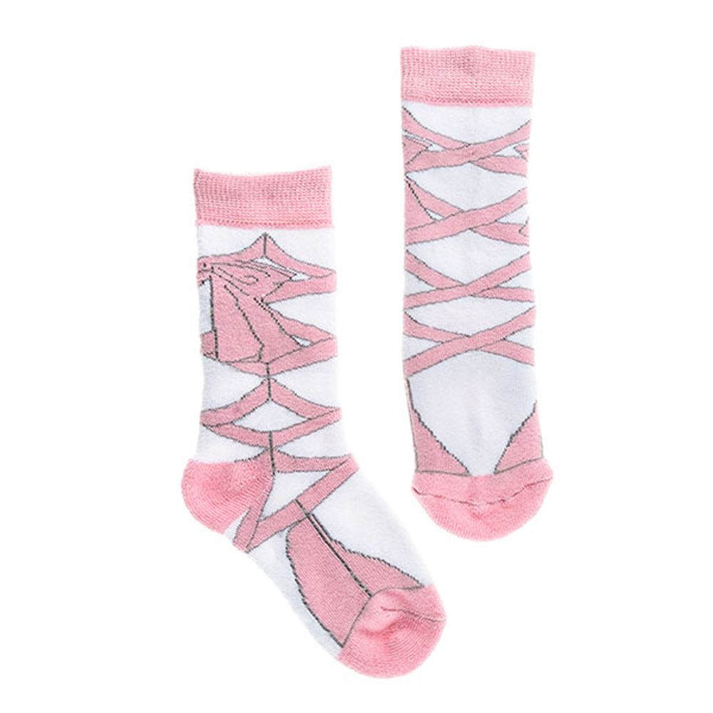 【英國Squelch】 - 防滑棉襪-Ballerina芭蕾舞鞋 (3-6Y)
