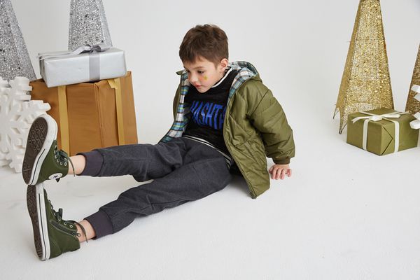 麗嬰房 Little moni - 3M科技羽絨保暖外套-軍綠