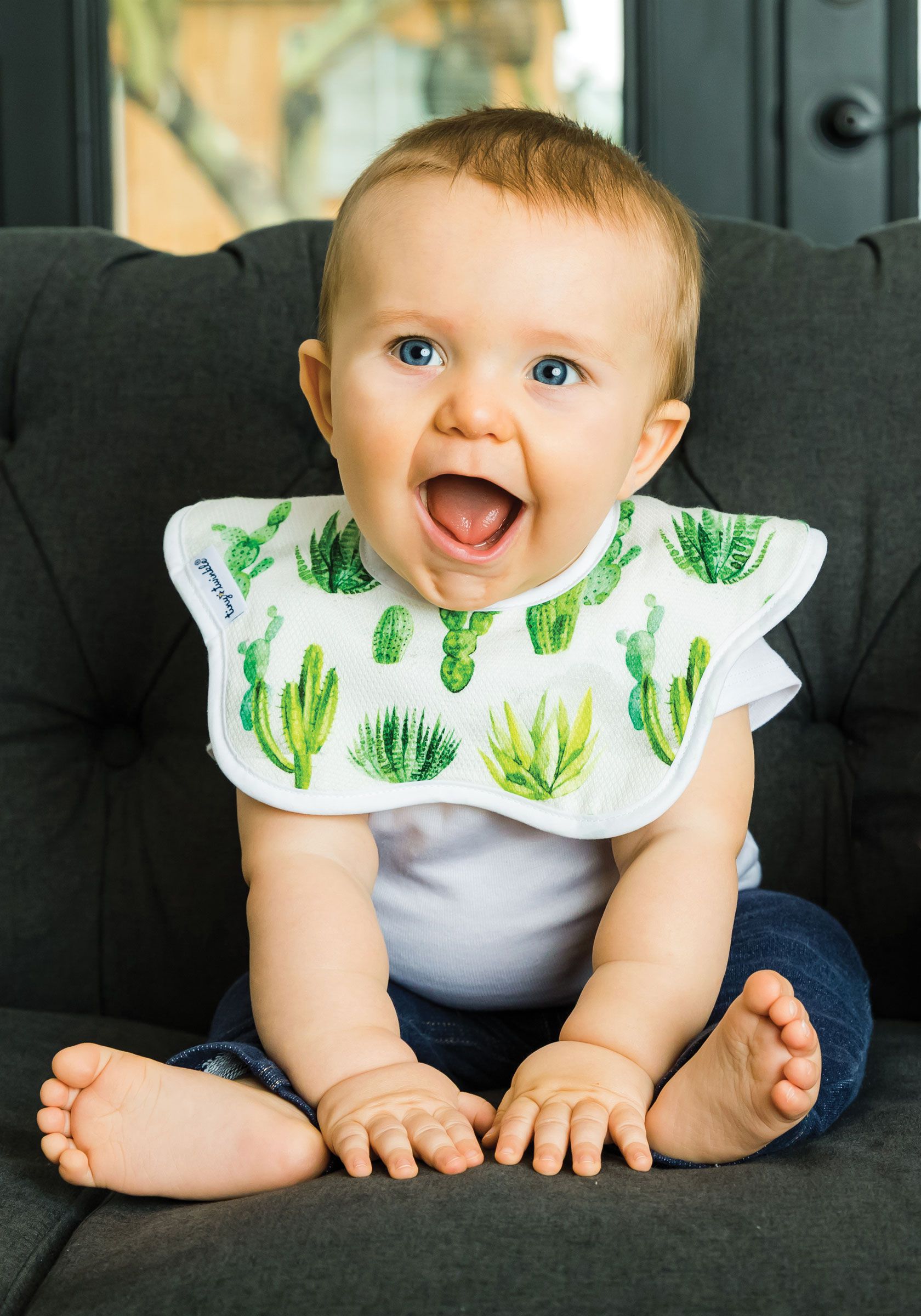 美國 tiny twinkle - 花型圍兜-雙入組-大自然