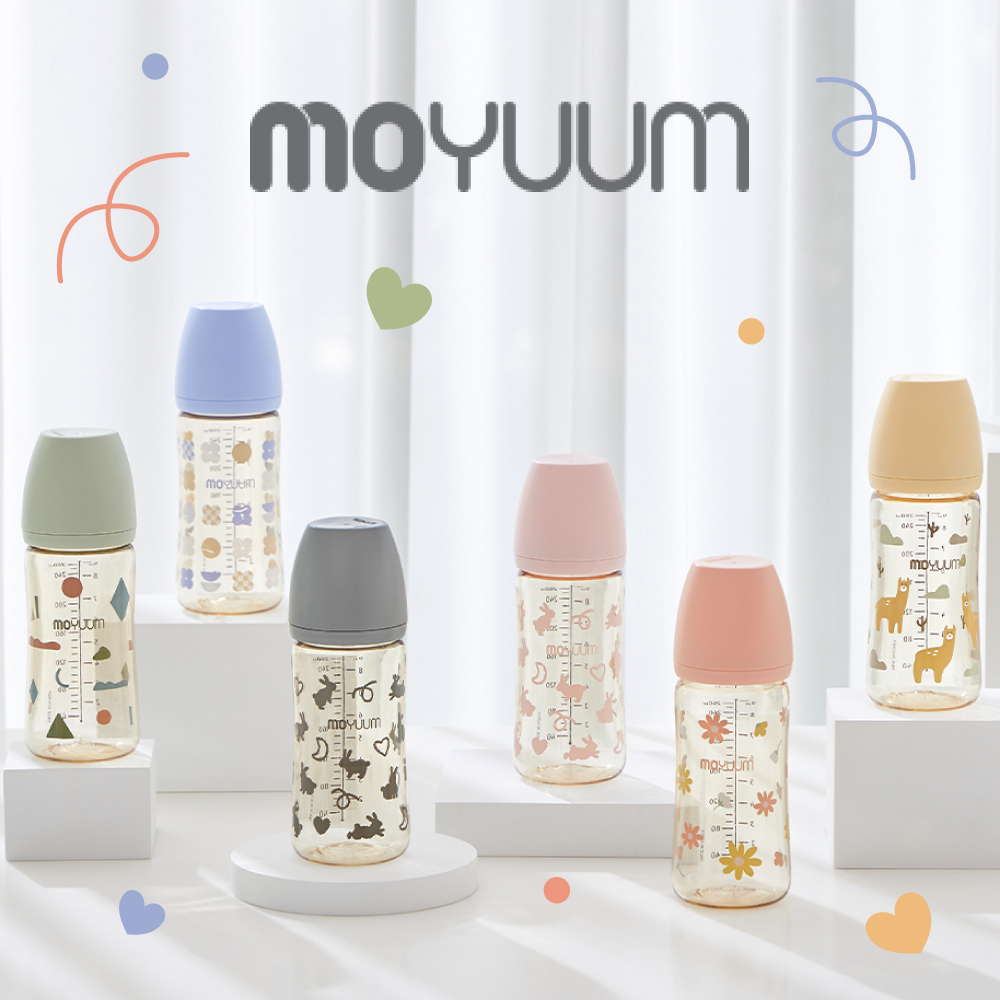 韓國質感育嬰用品【韓國 Moyuum】母乳實感奶嘴、寬口奶瓶