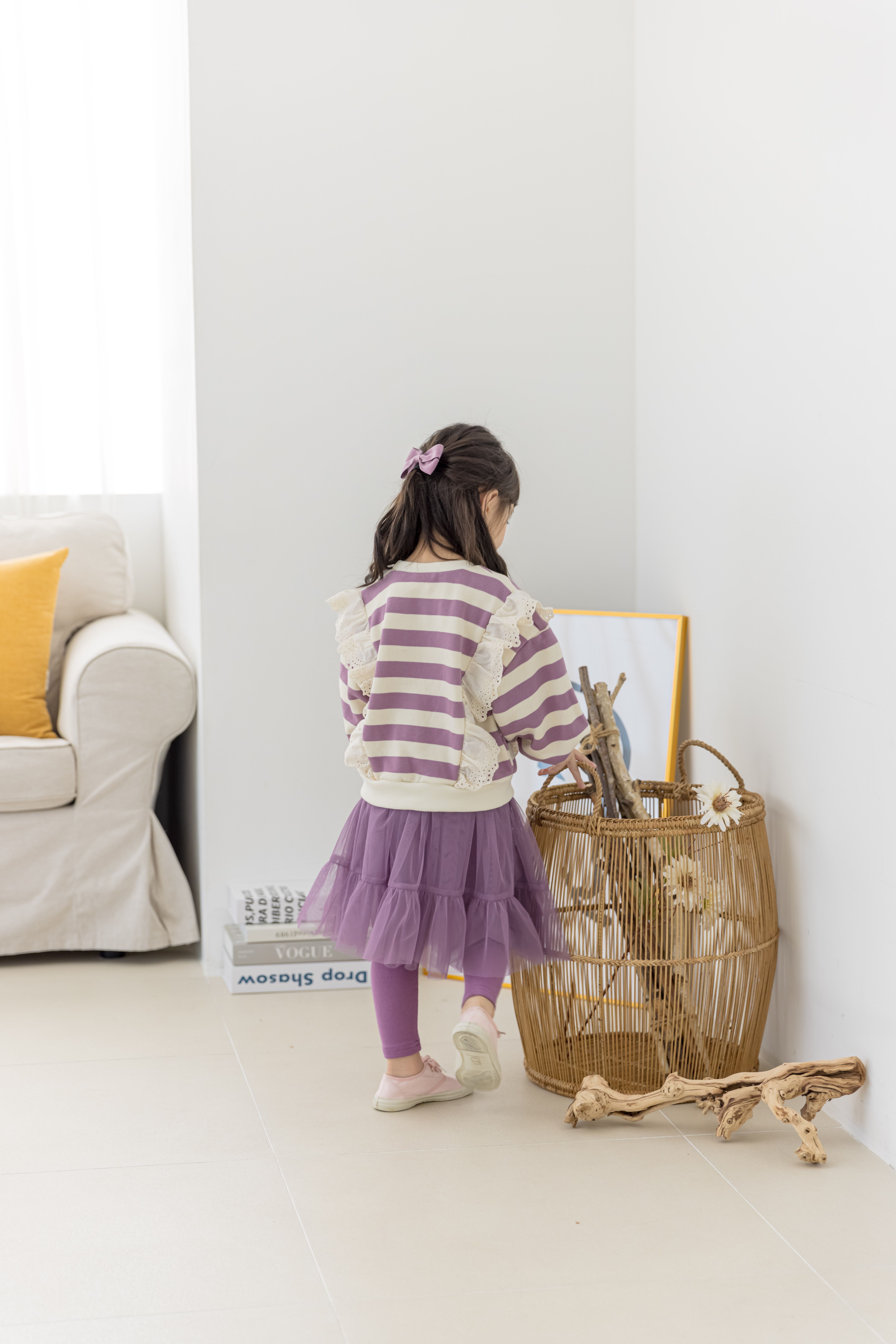 韓國 Orange Mom - 網紗褲裙-紫