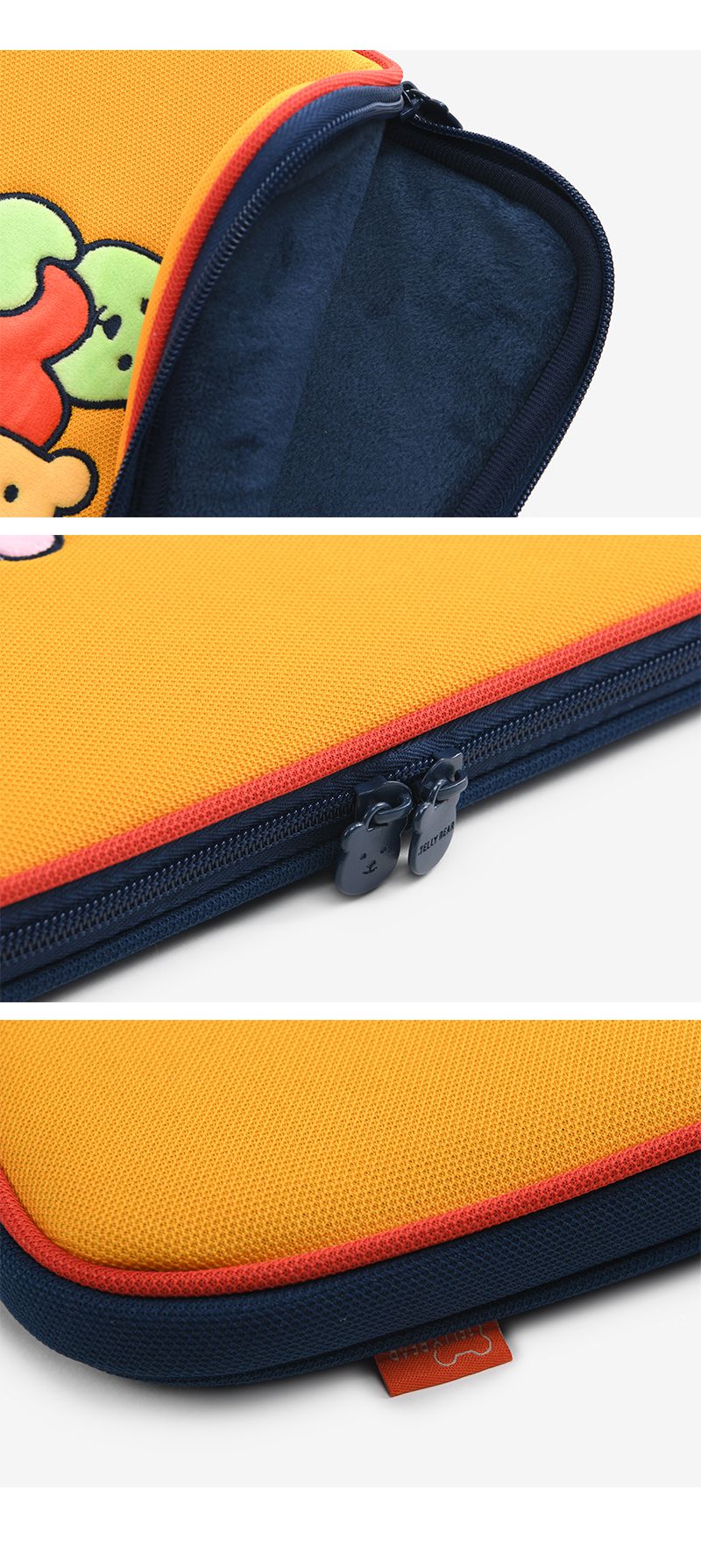 韓國 Daily Like - 防震電腦包-愛心果凍熊