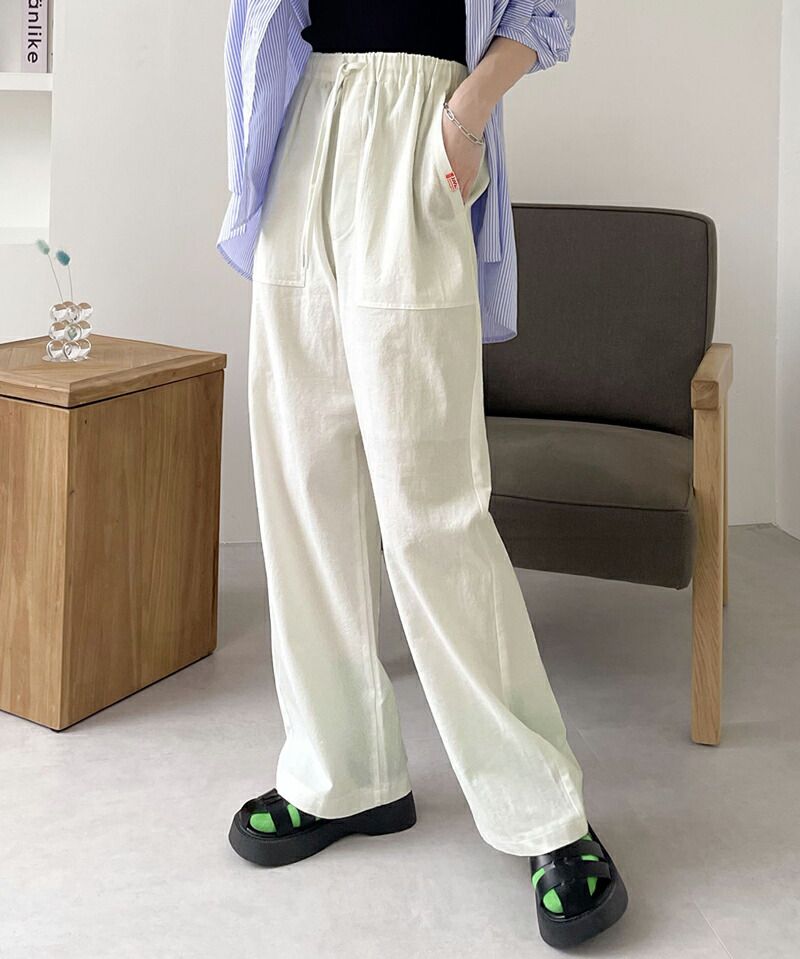 日本 Classical Elf - 純棉慵懶感美腿寬褲-摩卡