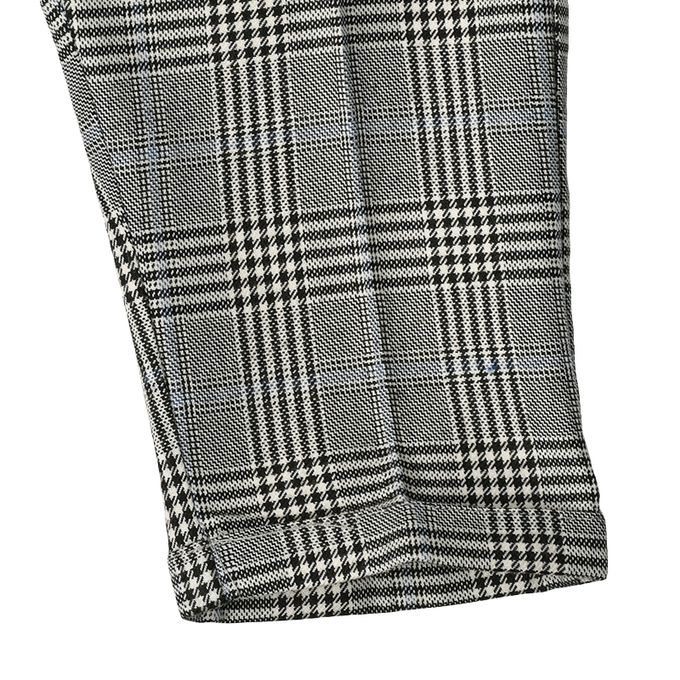 akachan honpo - 7分褲 葛倫格紋-灰色