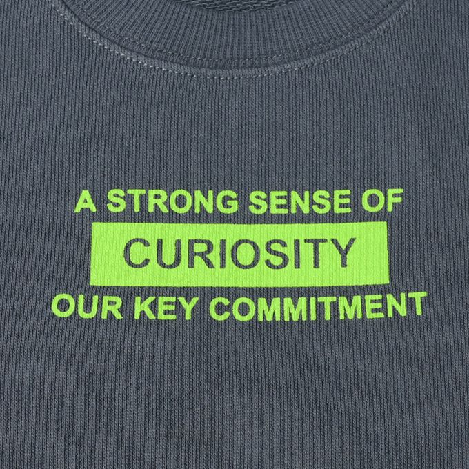 akachan honpo - 平織拼接休閒上衣-深藍色