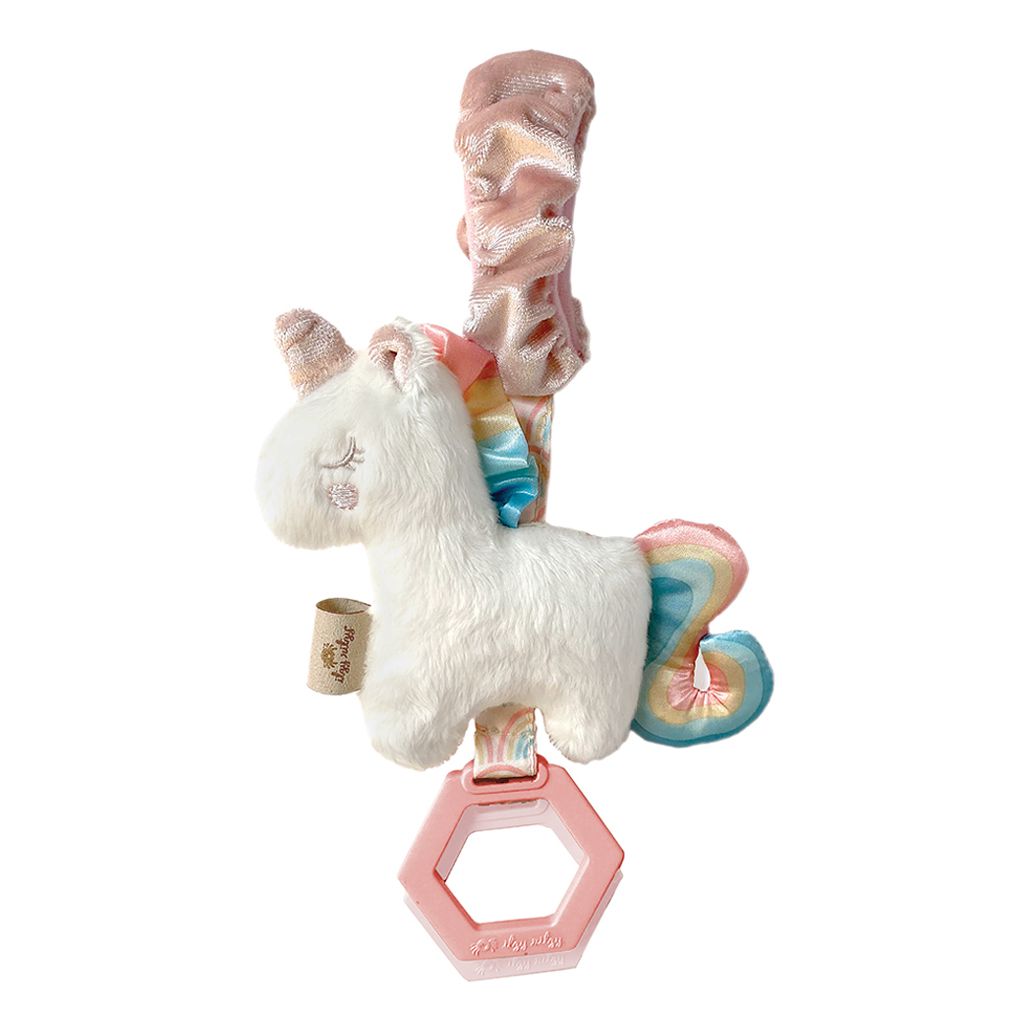 美國Itzy Ritzy - 迷你搖鈴玩偶-童話獨角獸
