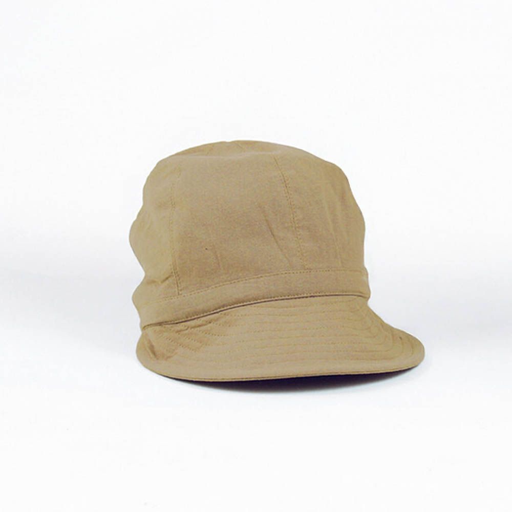 UV CUT接觸冷感大帽簷遮陽帽-焦糖棕