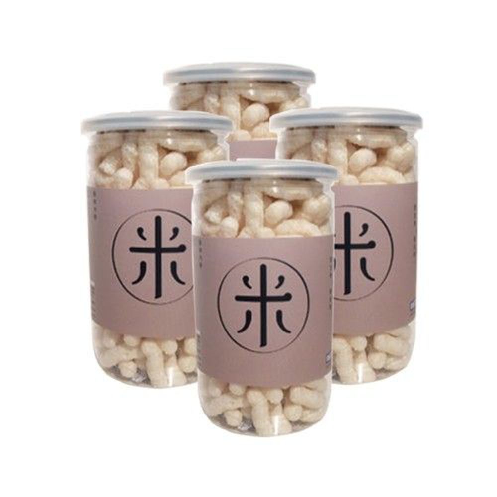 Let's Saga - 寶寶米餅買四件組-原味(糙米)-35g/罐*4