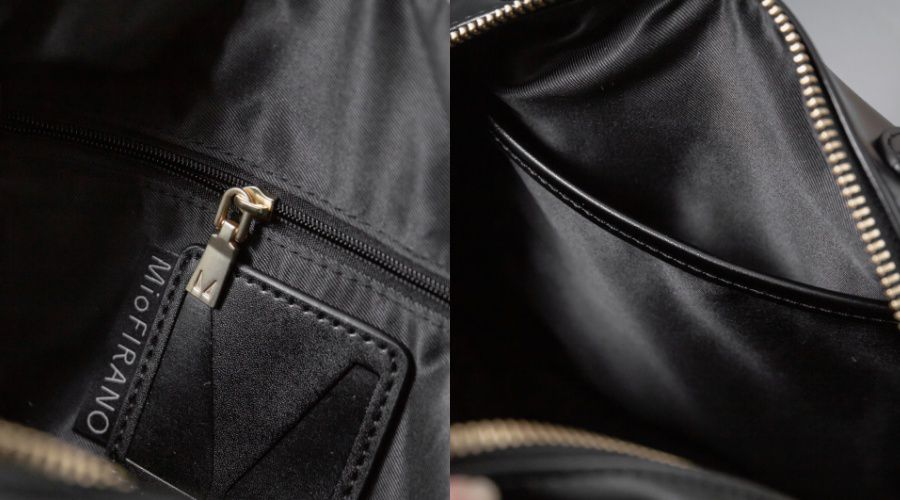 日本 FIRANO - 直式收納俐落2WAY托特包-黑 (33x28x13cm)