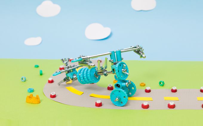 以色列 theOffBits - 機械積木-噴射機
