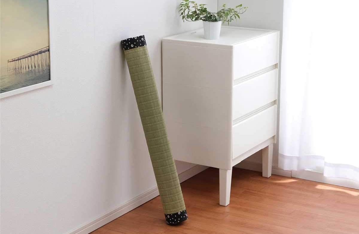 日本池彥 - 日本製 熊本產藺草抗菌除臭濕度調節 藺草蓆-線條-灰 (88x180cm)