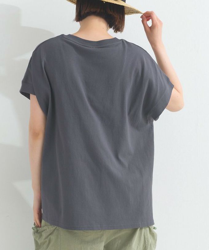 日本 Lupilien - 16OE天竺棉 臘腸狗印花短袖上衣-白