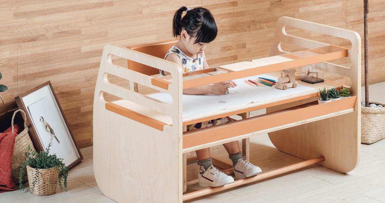 募資超過1700萬！台灣製造【走走家具 兒童成長桌椅】