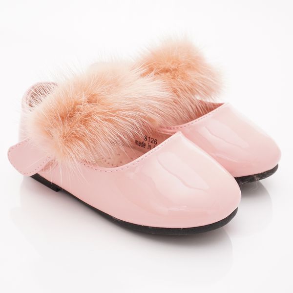 PV日式私藏 - 專櫃童鞋-氣質毛毛公主鞋款(寶寶段)-粉